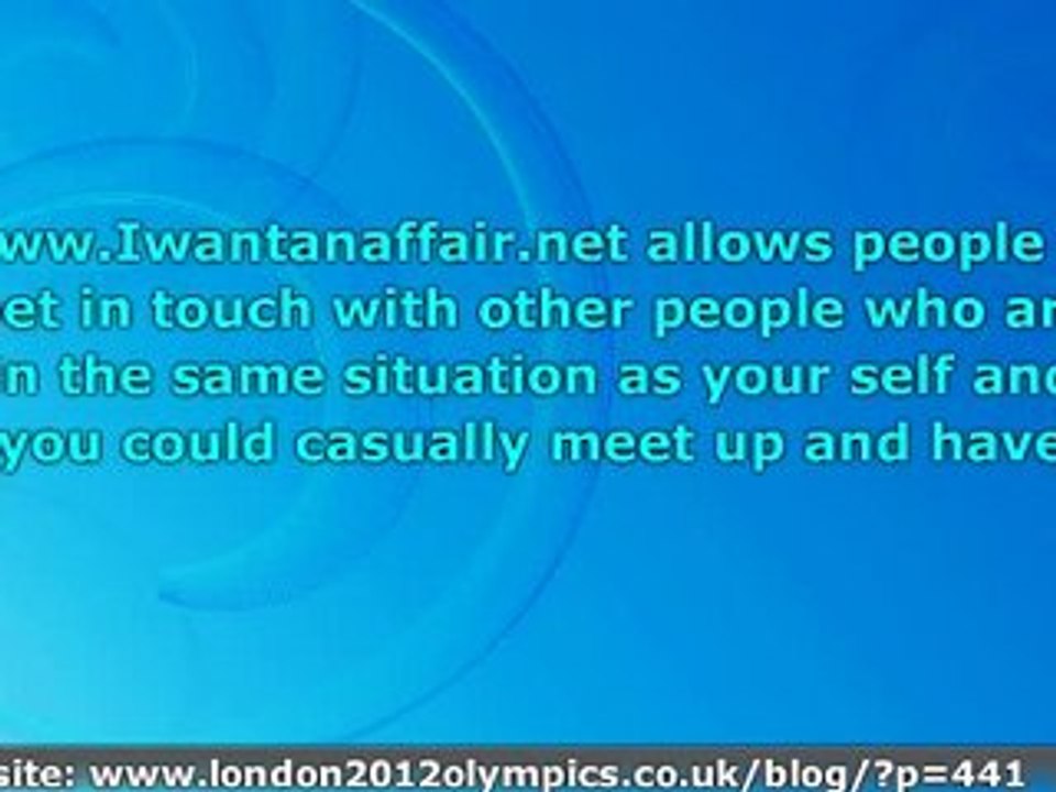 I want an affair.net