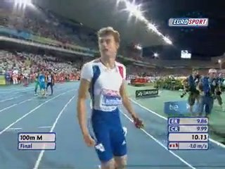 Final 100m Christophe Lemaitre