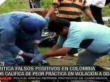ONU critica Falsos Positivos en Colombia
