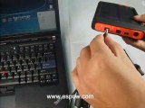 High Power Portable Solar Laptop Charger - 16,000mAh Battery