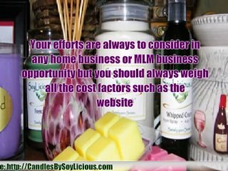 SoyLicious Candles Affordable Home Business