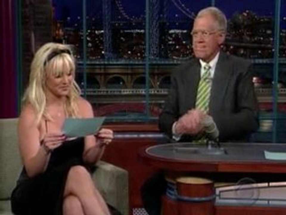 Britney On David Letterman Confirming Pregnancy - May 09