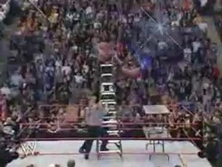 John Cena FU on the lader