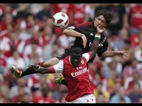 Arsenal 1-1 AC Milan Chamakh, Pato scored