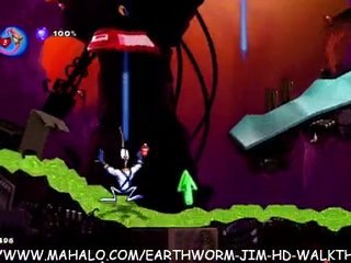 Earthworm Jim HD Walkthrough - Bonus Level 1
