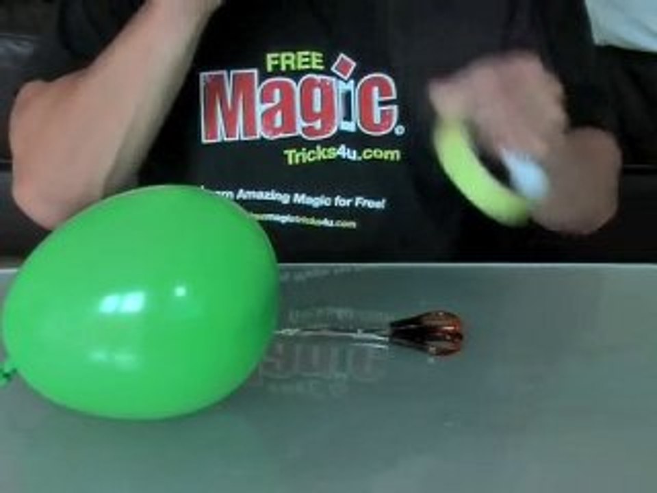 Needle in Balloon - Scary Optical Illusion!