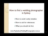 Sydney Wedding Photographer - Choosing A Wedding Photograph