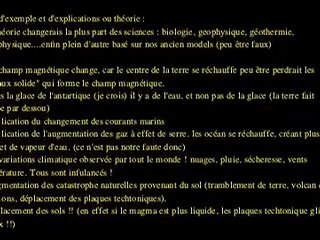 ma théorie du réchauffement climatique, plus de secret !!