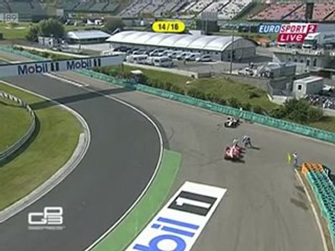 gp3 hongrie big crash flip