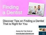 Tooth Whitening Boulder Dentist - Get Pearly White Teeth