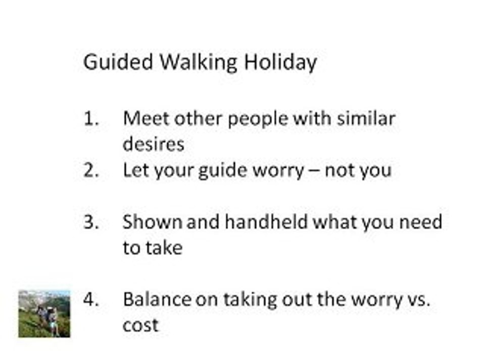Walking Holiday