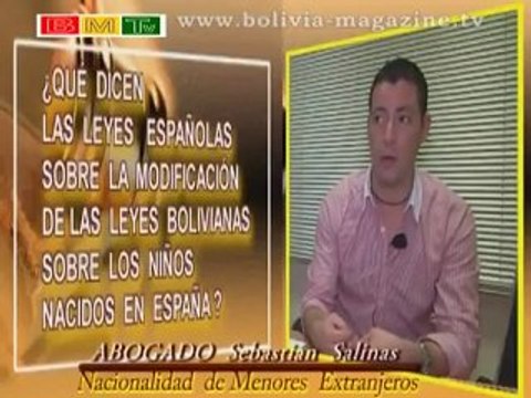 Nacionalidad española de hijos de bolivianos