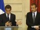 Le vrai Nicolas Sarkozy devant Dany Boon