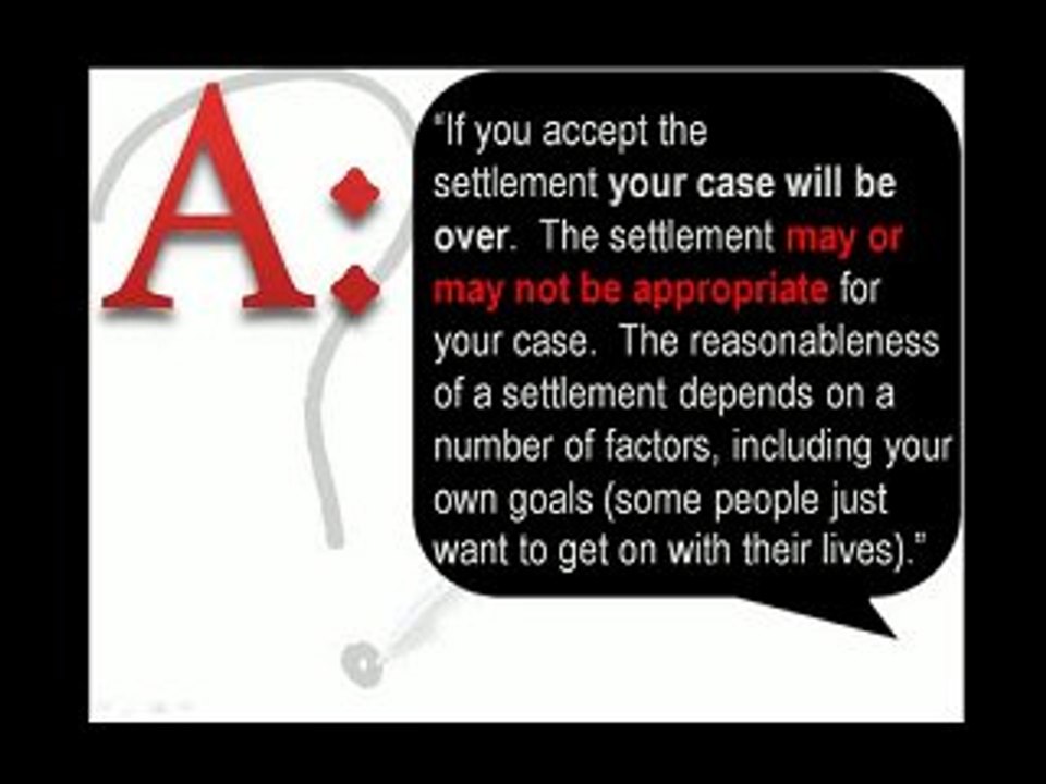 FAQ What to Do If Insurance Adjuster Offers Me a Settlement