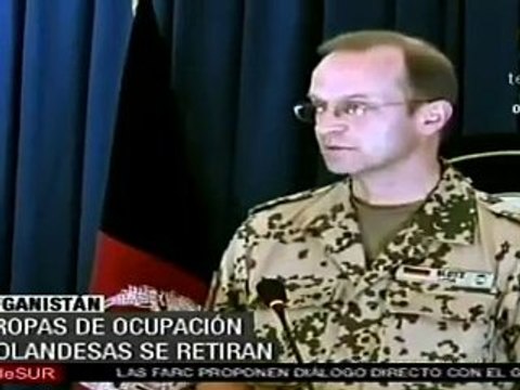 Tropas holandesas concluyen su ocupación en Afganistán