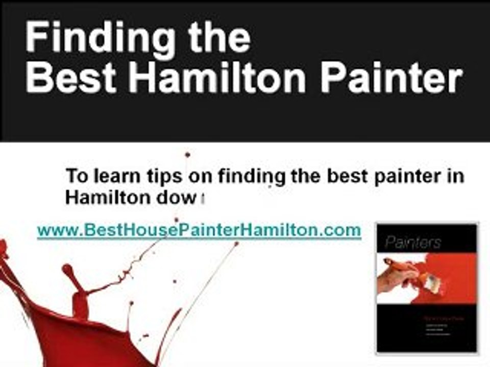 Hamilton and Dundas Home Painting Contractors and House Pai