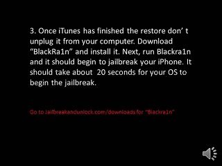 Скачать видео: How to Jailbreak iPhone 3G 3GS 3.1.2 with Blackra1n Windows