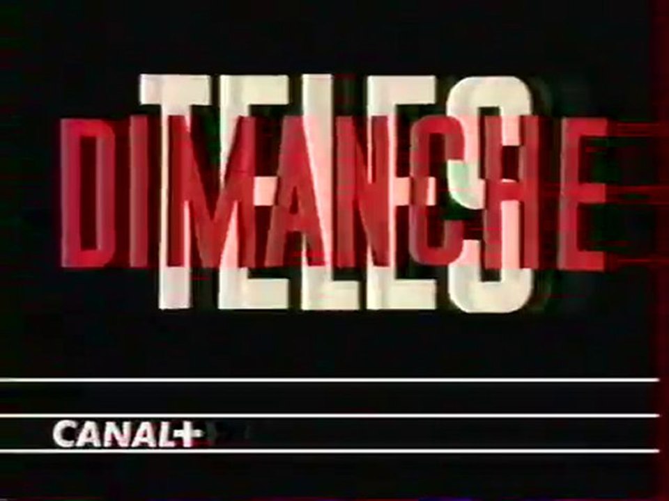 Jingle Télé Dimanche 1994 Canal+