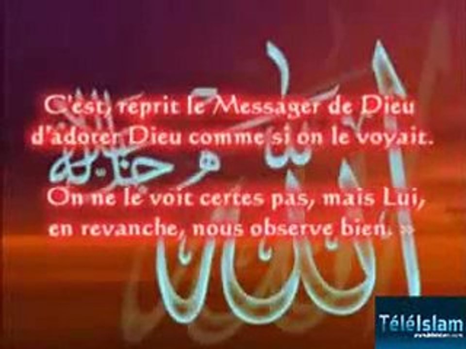 hadith: L'islam,La foi et L'excellence