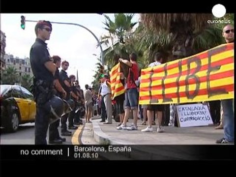 Demonstrations outside Barcelona’s... - no comment