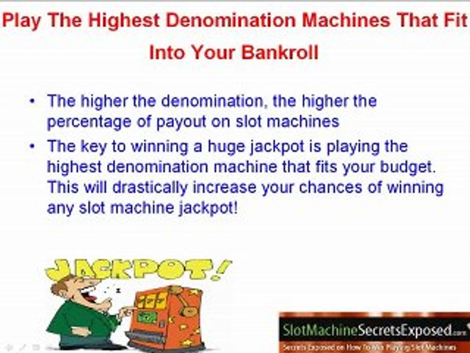 How To Hit Any Slot Machine Jackpot!