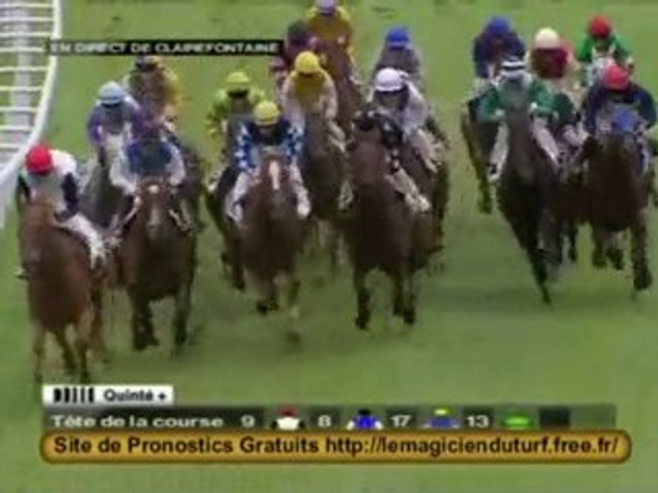 Vidéo Quinté a Clairfontaine Prix du Pont de Tancarville