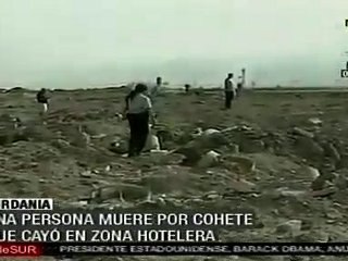 Una persona muere por cohete que cayó en zona hotelera de J