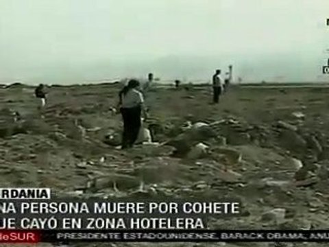 Una persona muere por cohete que cayó en zona hotelera de J