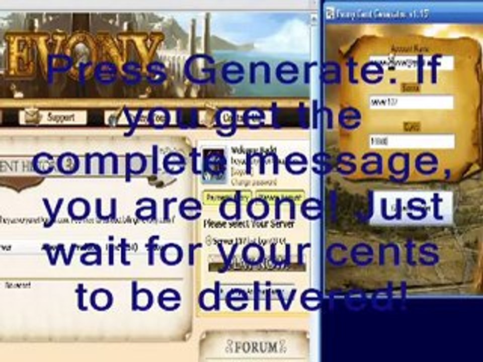 Evony cent and coin hack cents coins [July 28th, 2010 ...