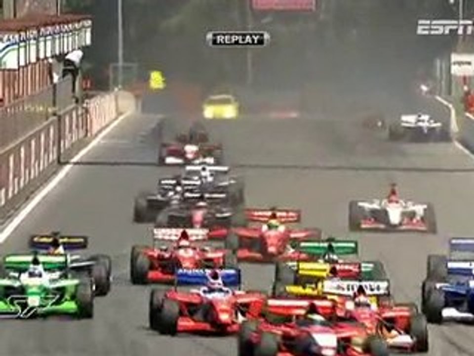 Race2 Start Crash  SF.2010.Rd06.Belgium.Superleague.Formula