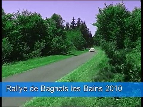 Rallye de Bagnols les Bains 2010