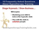 The downside risk of hypnotherapy & stage hypnosis may shoc