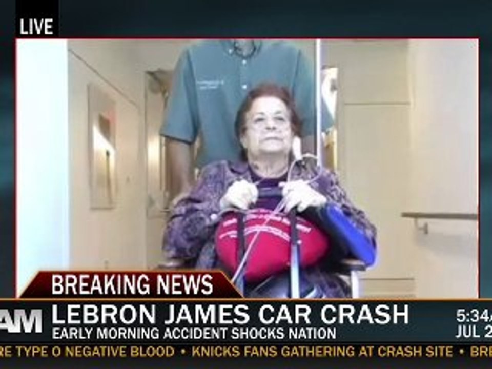 LeBron James Car Crash