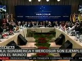 Lula: Suramérica y Mercosur son ejemplos para el mundo
