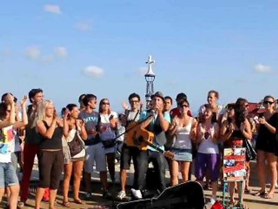 Jour 33 - Teaser du clip européen à Barcelone, Parc Güell