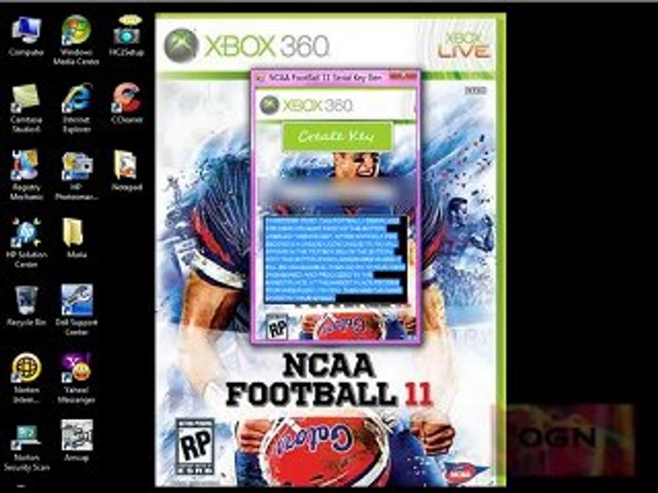 NCAA Football 11 *XBOX 360* Keygen Narrated!