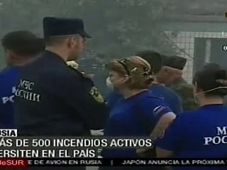 Sigue siendo crítica situación en Rusia por incendios