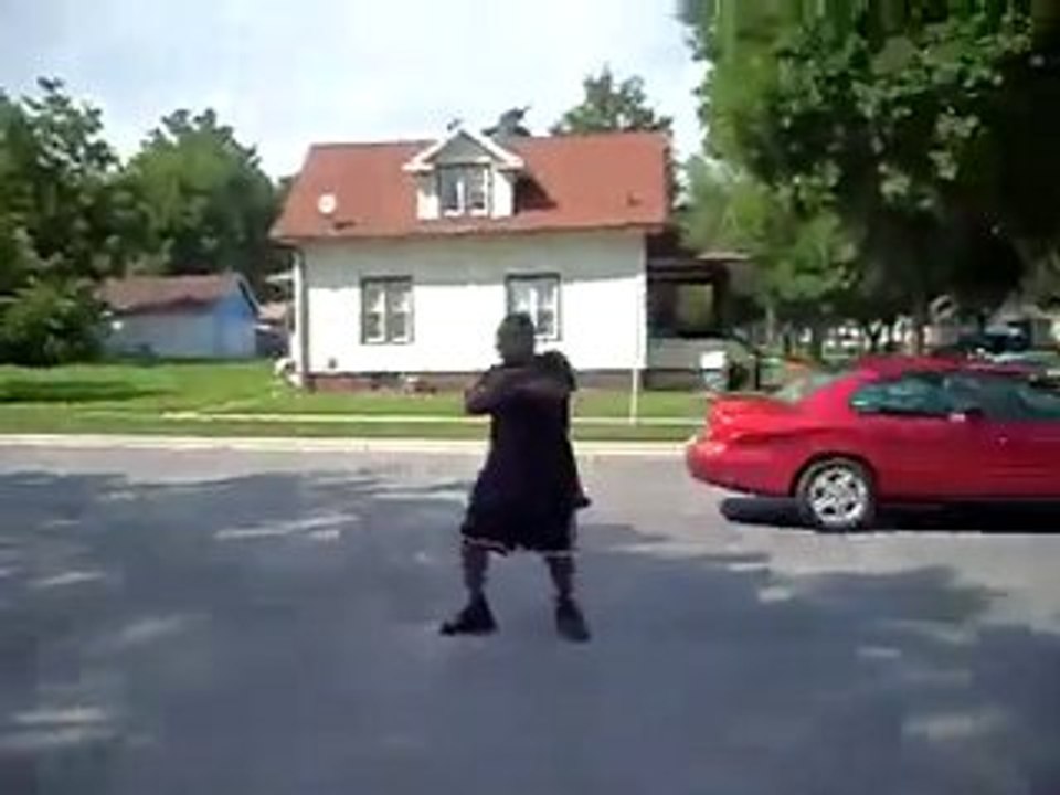 Guy Walks into traffic and gets run over!