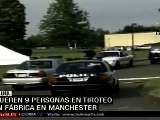 Nueve muertos en tiroteo en fábrica de cervezas estadounide