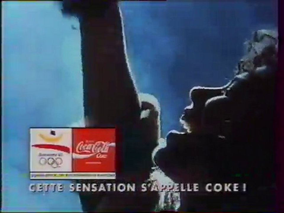 Publicité Cette Sensation S'apelle Coke COCA-COLA 1992