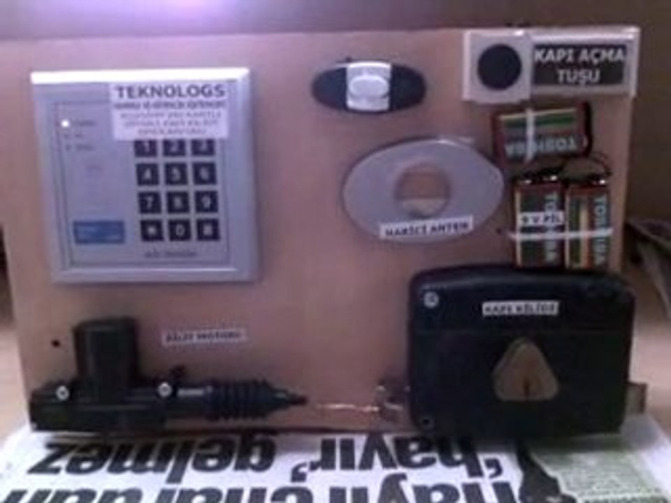 RFID ŞİFRELİ KAPI KİLİDİ