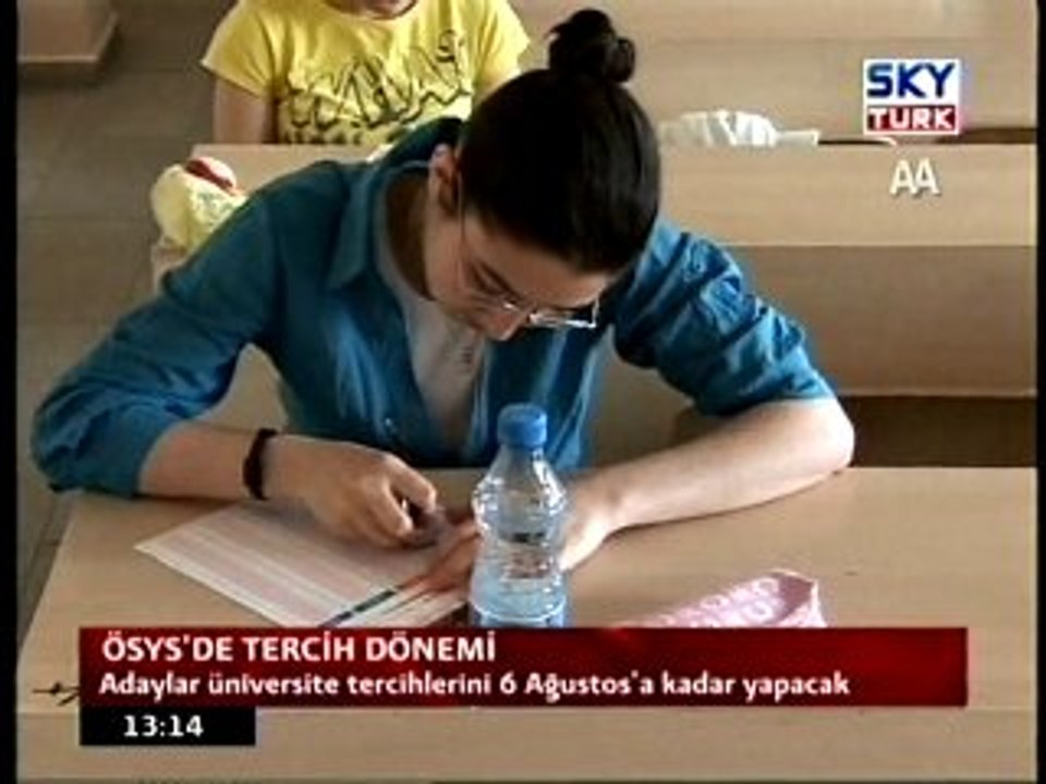 Ösys'de Tercih Dönemi