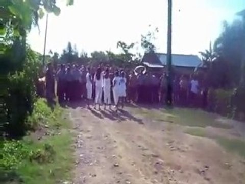 Acto de repudio a la madre de Zapata Tamayo en Banes