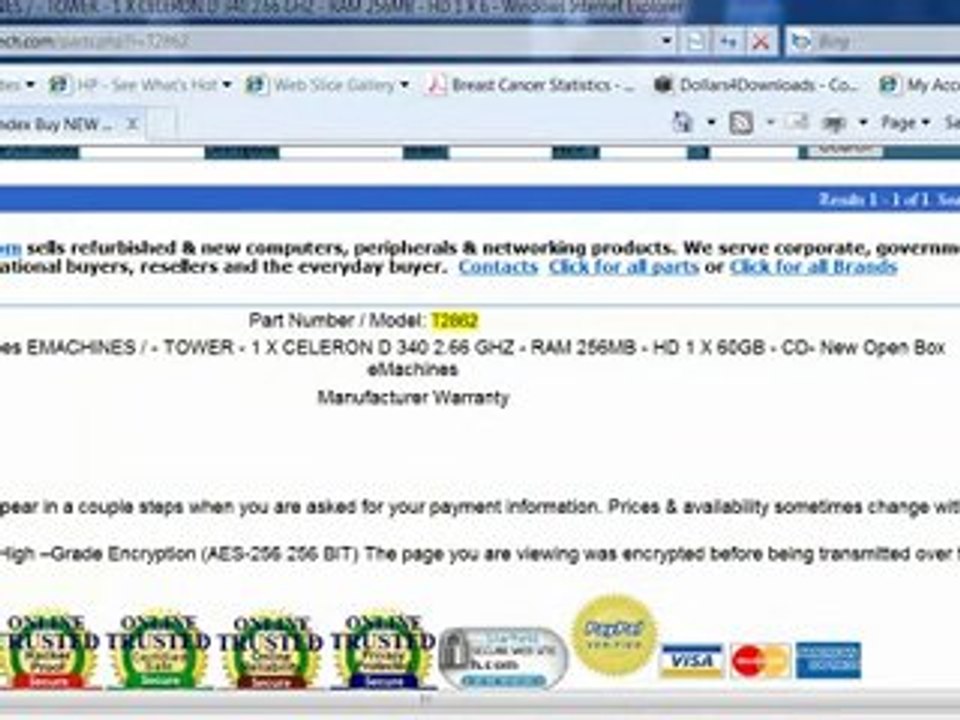 emachines t2862 - Tips to finding a cheap emachines t2862