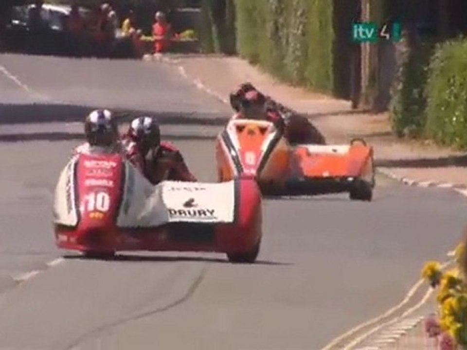 Isle of Man TT 2010 Sidecar Race2