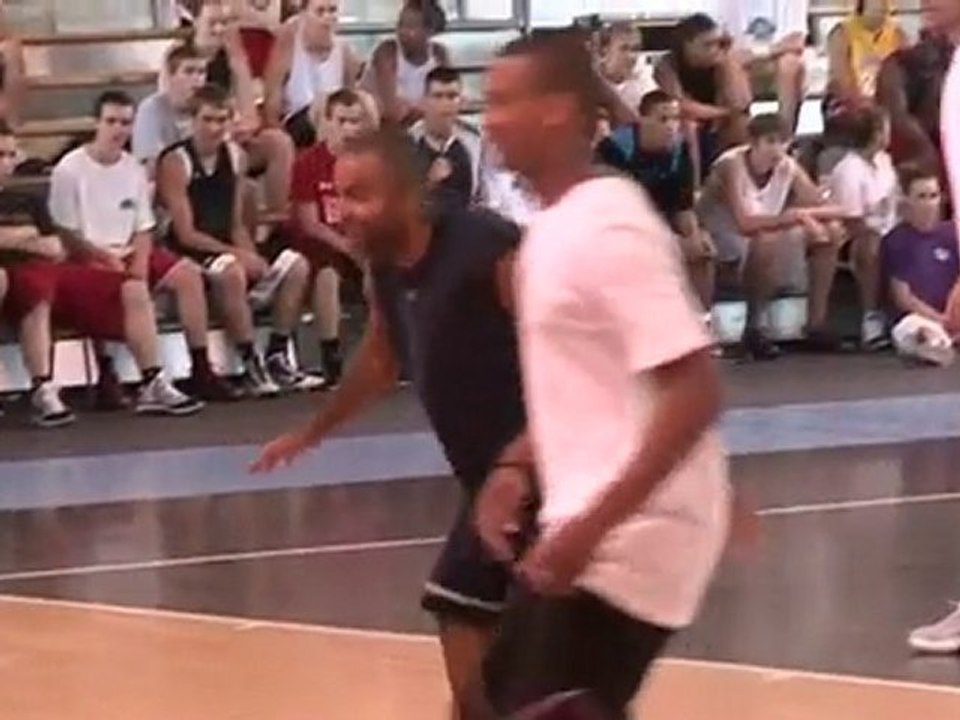 Interview Tony Parker, lors du "Tony Parker Camp" à Fécamp.