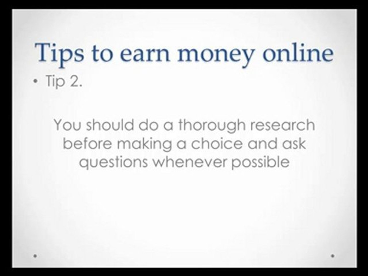 ⁣Tips to Earn Money Online