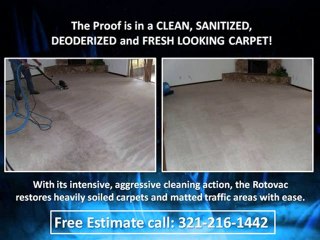 Steam Cleaning Rotovac Steem Carpet Cleaner 321-216-1442
