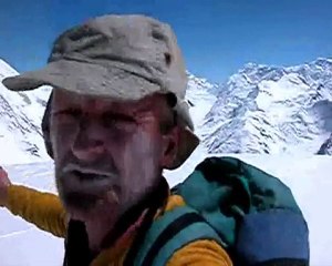 On the top of the Pic Petka 6120 Central Tian-Shan Kyrgystan