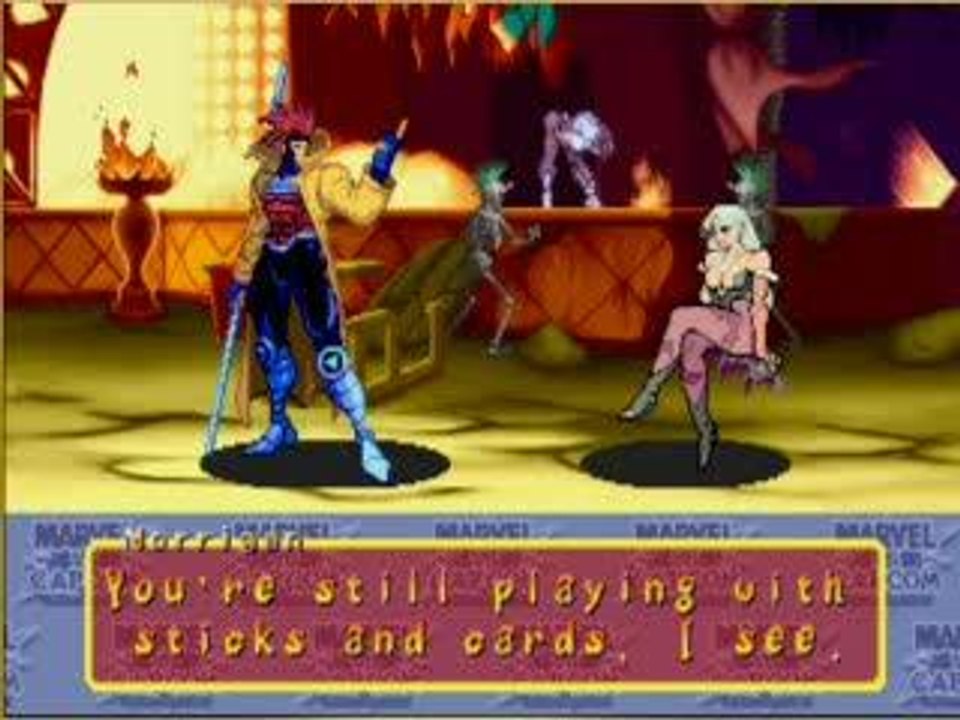 Marvel vs capcom cps2 Gambit
